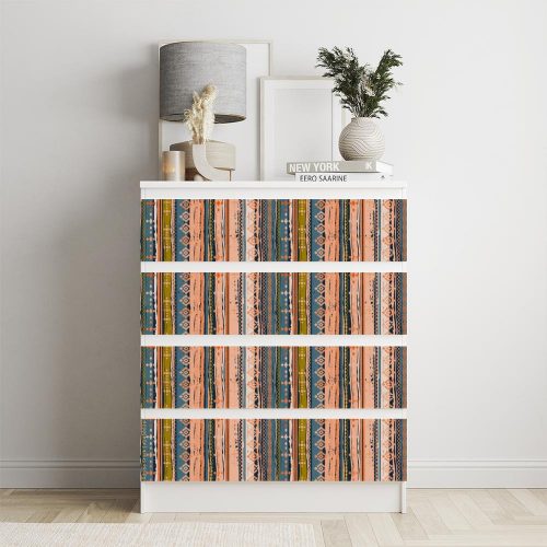 IKEA MALM bútormatrica - népi boho mintázat