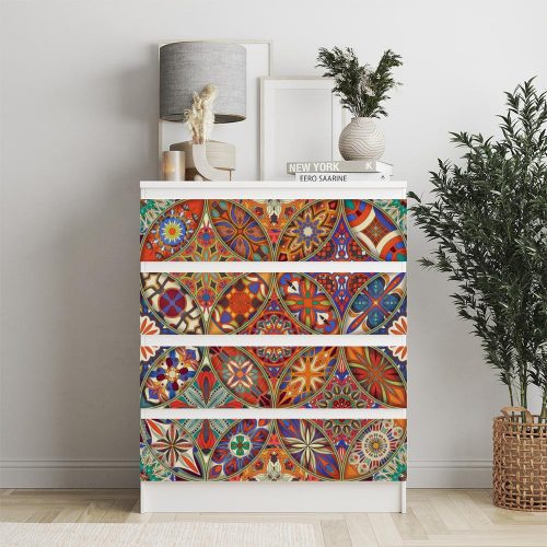 IKEA MALM bútormatrica - mandala indiából