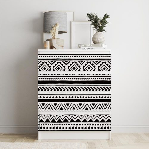 IKEA MALM bútormatrica - törzsi ornamentum