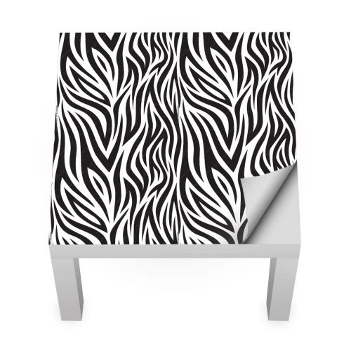 IKEA LACK asztal bútormatrica - fekete zebra