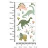 Gyerekszoba falmatrica - Zöld dinoszauruszok