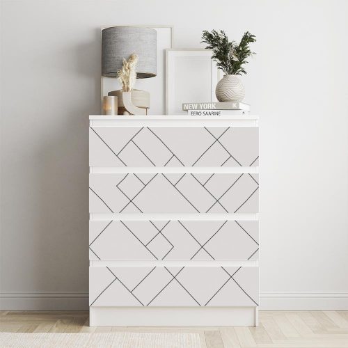 IKEA MALM bútormatrica - geometriai illúzió