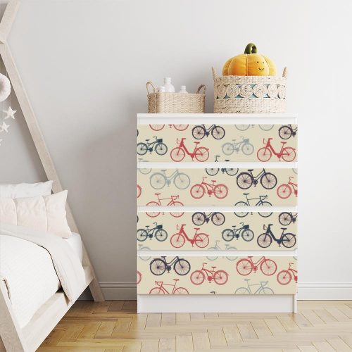IKEA MALM bútormatrica - kerékpárok