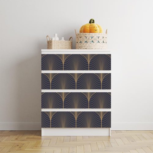 IKEA MALM bútormatrica - art deco mező